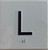 BRAILLE ELEVATOR FLOOR L /JAMB PLATE FLOOR LOBBY SIGN