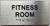 ADA FITNESS ROOM SIGN