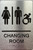ADA CHANGING ROOM ACCESSIBLE / UNISEX CHANGING SIGN