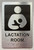 HOTEL DIRECTIONAL SIGN LACTATION ROOM