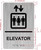 HOTEL ADA ELEVATOR NUMBER SIGN