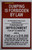 Dumping is Forbidden by Law  Signage