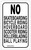 No Skateboarding Bicycle riding, Hoverboard scooter riding Rollerblading ball playing  Sign