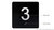 3RD Floor Elevator Jamb Plate - with Braille and Raised Number-Elevator Floor Number -Signage