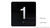 1st Floor Elevator Jamb Plate - with Braille and Raised Number-Elevator Floor Number -Building Sign