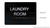 Laundry Room-Tactile Signage