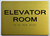 Elevator Room-Tactile Signage