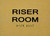 Riser Room-TactileSignage
