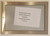 SIGN Elevator Certificate Frame Stainless Steel