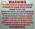 Warning The Water System for This Home Supplies fire sprinklers That Require Certain Flows Hpd Sign