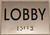 LOBBY-Tactile BRAILLE-STAINLESS STEEL  Sign