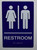 Unisex Restroom-Tactile