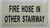 FIRE HOSE IN OTHER STAIRWAY HEAVY DUTY / GLOW IN THE DARK "BASEMENT"HEAVY DUTY  Hpd Sign