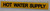 SIGN Pipe Marking- Hot Water Supply (Sticker Yellow)