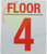 4 FLOOR Signage