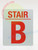 STAIR B  Signage