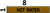 FIRE DEPT SIGNAGE Pipe Marking- HOT Water  (Sticker Yellow)