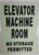 ELEVATOR MACHINE ROOM  GLOW IN THE DARK  Fire Department Sign