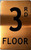 3rd Floor  Signage