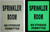 SPRINKLER ROOM  GLOW IN THE DARK  Sign