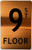 9th Floor  Signage
