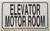 ELECTRIC METER ROOM SIGN (White Aluminium rust free)