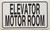 ELEVATOR MOTOR ROOM Hpd Sign