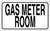 GAS METER ROOM   Sign