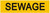 Pipe Marking- Sewage Label   Sign