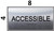 ACCESSIBLE Sign-Tactile Signs  Silver-Tactile Touch Braille Sign-Tactile Signs
