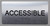 ACCESSIBLE Sign-Tactile Signs  Silver-Tactile Touch Braille Sign-Tactile Signs