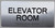 Elevator Room Sign-Tactile Signs  Silver-Tactile Touch Braille Sign-Tactile Signs