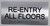 RE-Entry All Floors Silver Sign-Tactile Signs -Tactile Touch Braille Sign-Tactile Signs