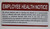 Restaurant/Food Facility Employee Health Notice DOB SIGN