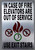 in Case of Fire - Elevators are Out of Service, Use Exit SIGNAGE