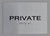 PrivateBraille DOB SIGN with Raised Tactile Graphics and Letters DOB SIGN