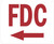 FDC Arrow Left   Sign