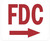 FDC Arrow Right   Sign