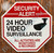 24 Hours Video Surveillance HPD SIGN