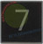 ELEVATOR FLOOR NUMBER 7 SIGN- ELEVATOR JAMB PLATE FLOOR 7 SIGN
