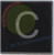 ELEVATOR FLOOR NUMBER C SIGN- ELEVATOR JAMB PLATE FLOOR C DOB SIGN