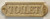 Brass Toilet Sign-Brass Door SIGNAGE