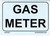 GAS METER Sign (,Rust Free Aluminum )