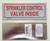 Sprinkler Control Valve Inside   Fire Department Sign