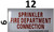 Sprinkler FIRE Department Connection   Fire Department Sign