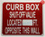 Curb Box Shut Off Valve Located Ft Opposite This wall SIGN