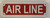 AIR LINE Hpd Sign