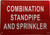 COMBINATION STANDPIPE AND SPRINKLER SIGNAGE