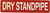 DRY STANDPIPE SIGN, Fire Safety DOB SIGN