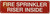FIRE SPRINKLER RISER INSIDE SIGN, Fire Safety SAFETY SIGN